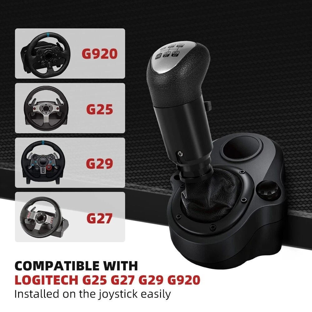 USB Shifter Knob for Logitech G27 G29 G920 Thrustmaster TH8A (PC SIM)