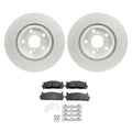 Front Rotors & Ceramic Brake Pad Kit for Avalon Camry ES350 (2005–2019)