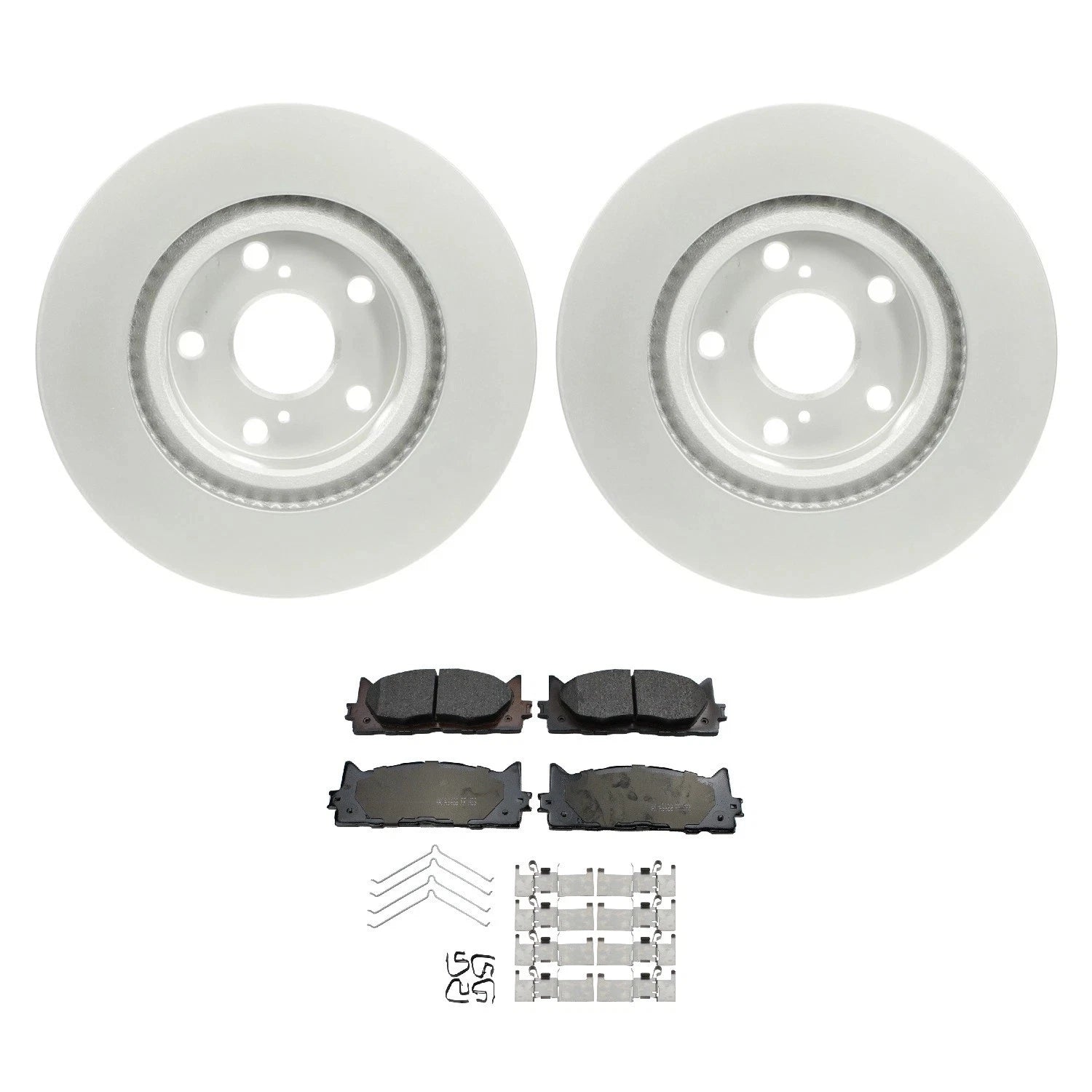 Front Rotors & Ceramic Brake Pad Kit for Avalon Camry ES350 (2005–2019)