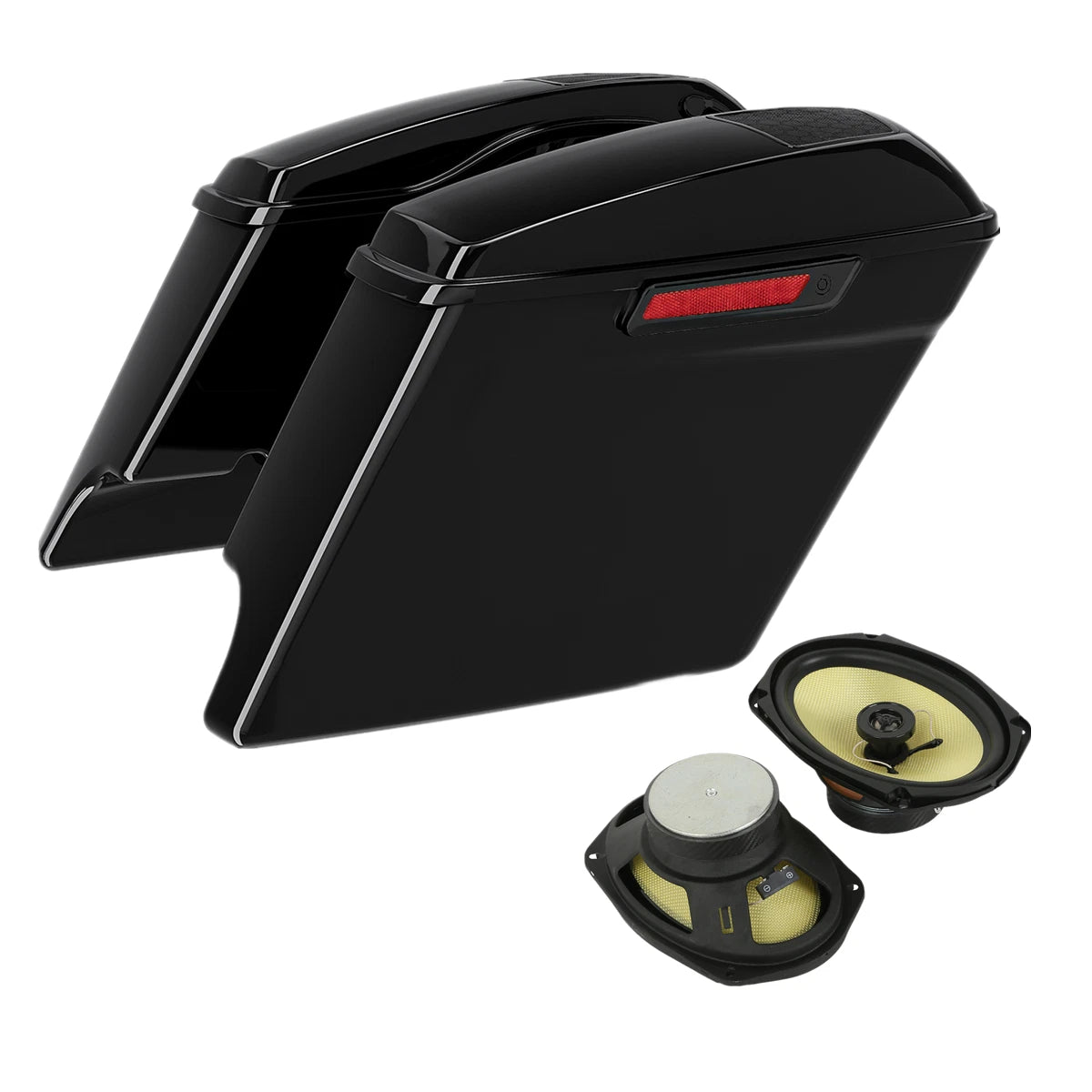 5" Extended Hard Saddlebags with 6"x9" Speakers for Harley Electra Glide (2014–2023)