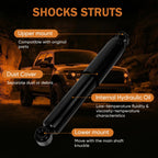 Rear Shock Absorber Strut Pair for Hyundai Accent (2012-2017)