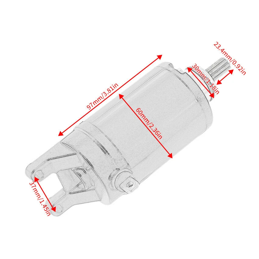 Starter Motor for Triumph Tiger 800 XR/XRT/XRX/XCA/XCX (2010–2020)