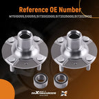 Front Axle Bearing Hub Assembly Pair for Hyundai Accent (2012–2017) 510055