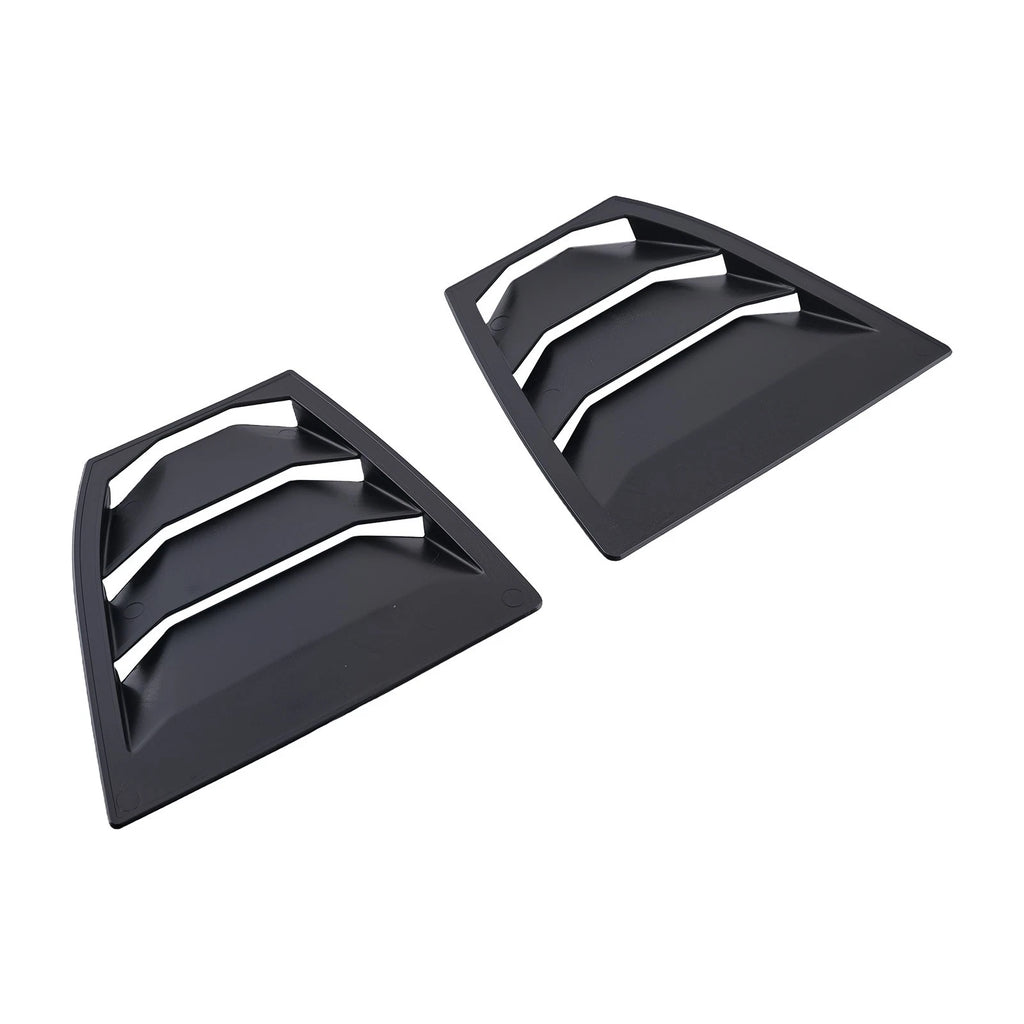 Gloss Black Side Window Louvers for Mazda 3 Axela (2014-2018)