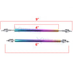 Sporty NEO 2Pcs Front Bumper Diffuser Strut Rod Tie Bar Stabilizer for Dodge (2011-2024)