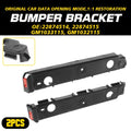 Set of 2 Bumper Brackets for Buick Verano (2012–2017) Black
