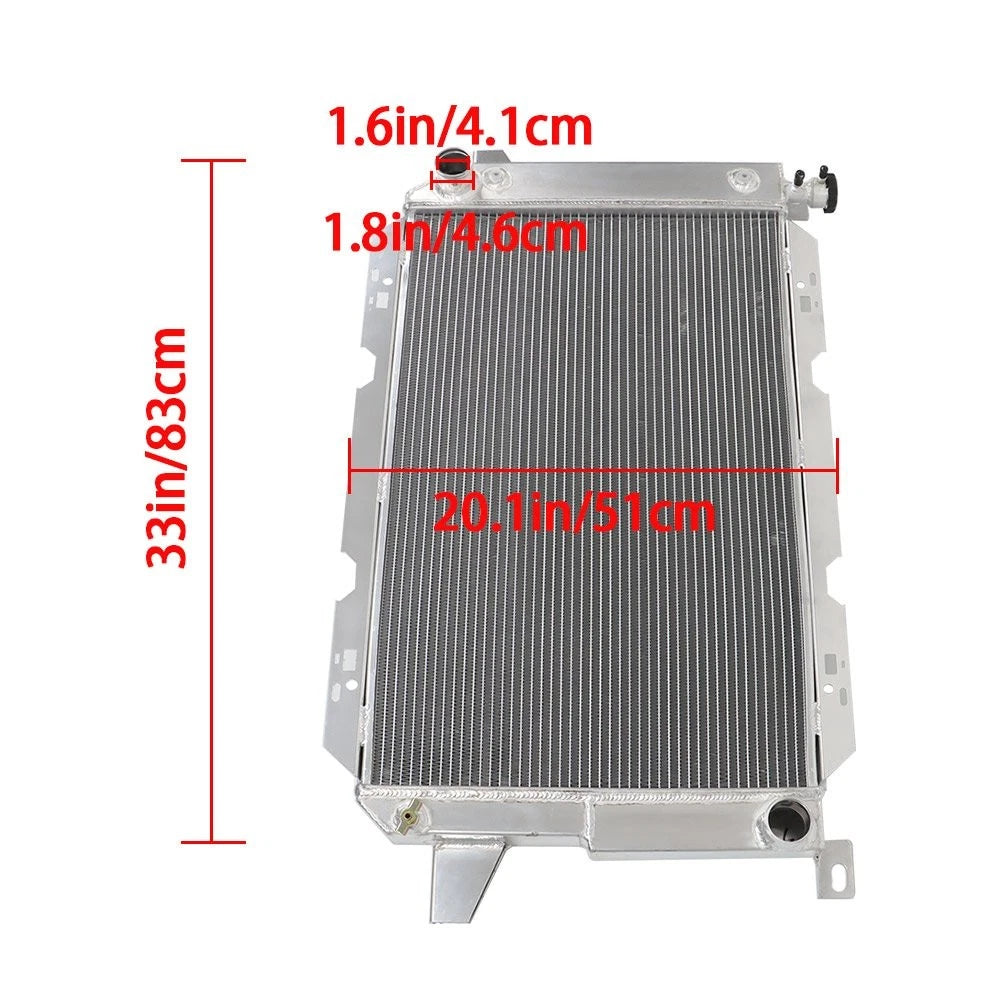 3-Row Aluminum Radiator CC1451 for Ford Bronco F150 F250 F350 (1985–1997)