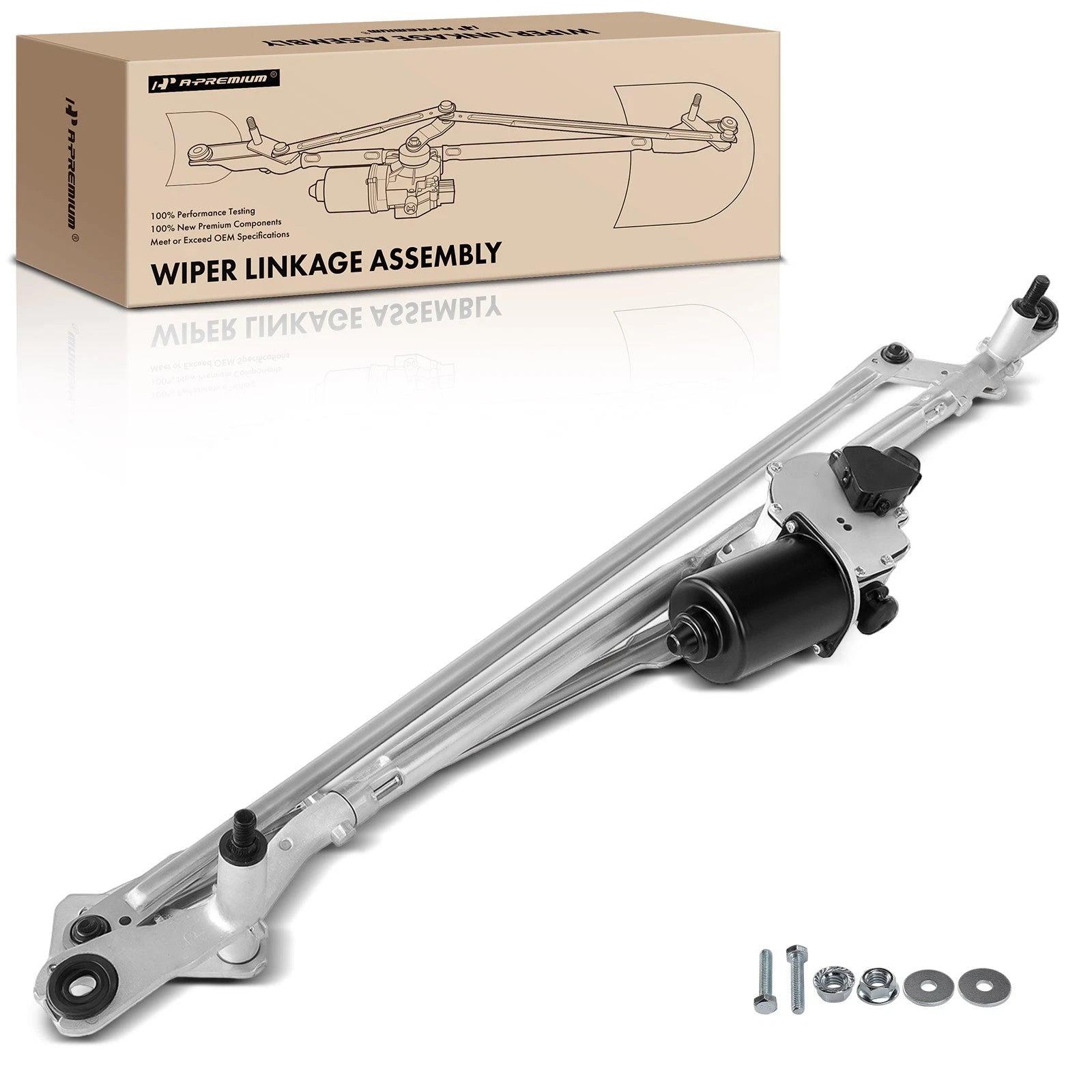 Front Wiper Motor & Linkage Assembly for Chevy Silverado 1500 (2019–2023)