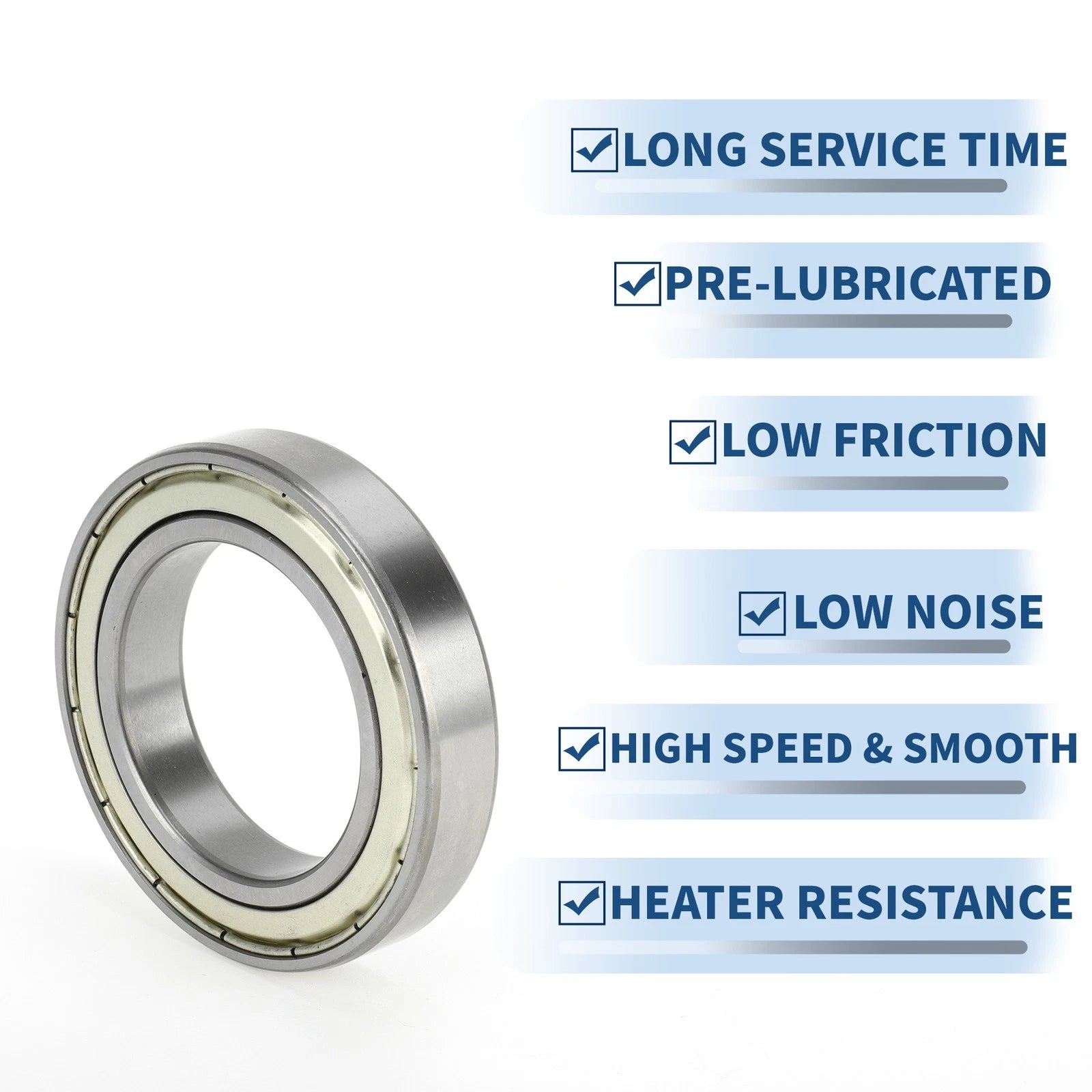 6012ZZ Deep Groove Ball Bearing for Scooter Skateboard Wheel (60x95x18mm)