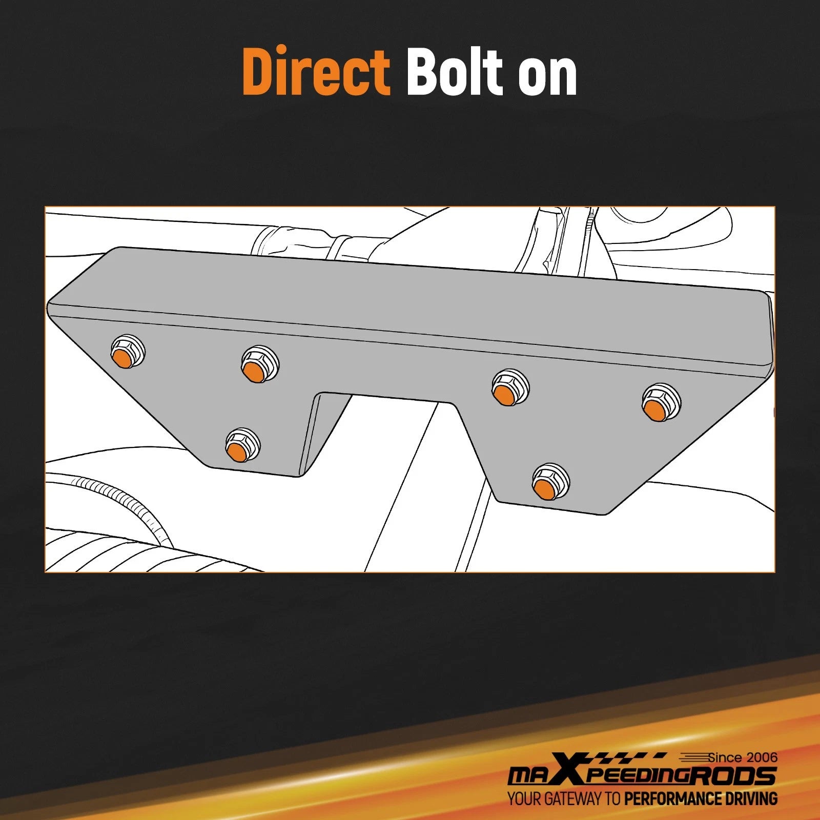 Rear C-Notch Kit for Chevrolet GMC C10 C15 C1500 2WD (1973–1987)