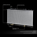 Aluminum Core Cooling Radiator for Mazda 6 3.0L V6 (2003–2008) DPI 2672