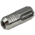 Set of 20 Closed End M12x1.25 50mm Tall Gun Metal Aluminum Lug Nuts + Adapter