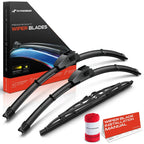 Set of 3 Wiper Blades for Jeep Liberty (2008–2012)