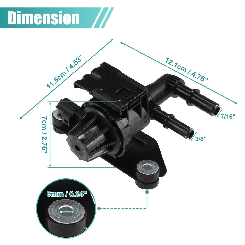 Vapor Canister Purge Solenoid Valve 911-228, 6L3Z9C915A for Ford F-150 (2004–2006)