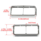 Headlight Bezel for Peterbilt 378 379, Freightliner FLD120, Kenworth Truck