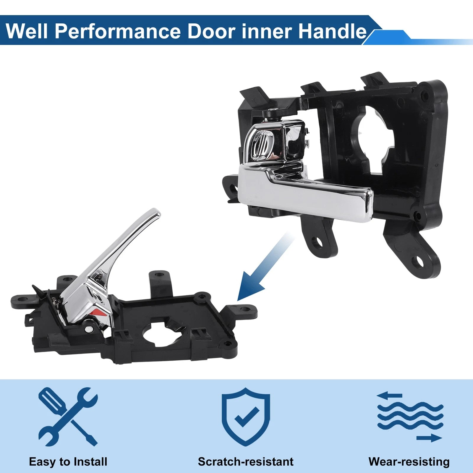 Front Passenger Side Interior Door Handle for Kia Optima (2011–2013) No. 826102T010