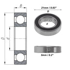Deep Groove Ball Bearings 6801VV for Various Models (12x21x5mm)