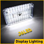 Set of 2 LED Car Interior Dome Lights for Universal Fit (12V)