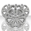 Set of 4 17" 5 Double Spoke Wheel Skins for 2015-2016 Chrysler 200 - Chrome