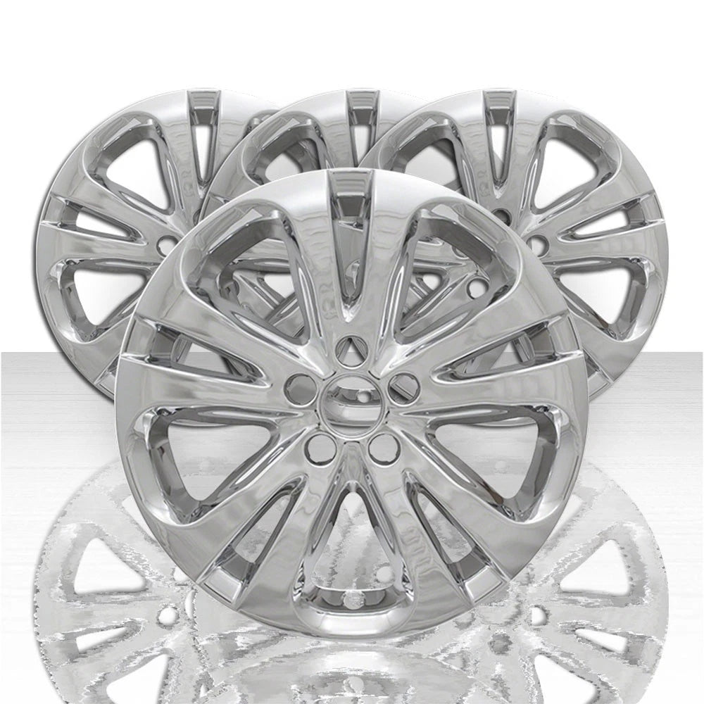 Set of 4 17" 5 Double Spoke Wheel Skins for 2015-2016 Chrysler 200 - Chrome