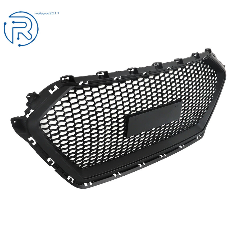 Black Honeycomb Grille for Hyundai Elantra (2017-2018) Front Bumper
