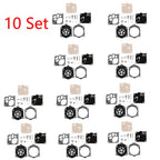 Set of 10 Carburetor Gasket Rebuild Kits for Walbro K12-WG WB WG K15-WJ K12-WJ