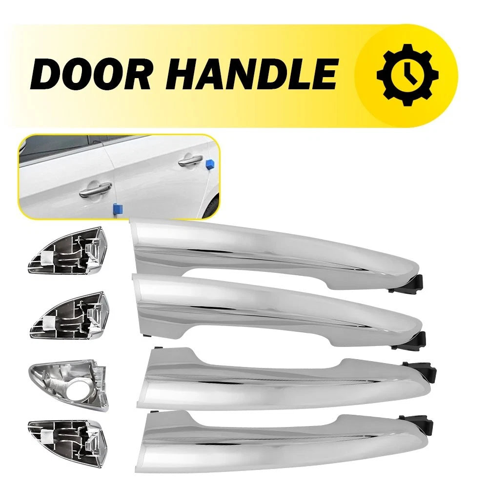 Set of 4 Outside Door Handles for Hyundai Sonata (2015–2019)
