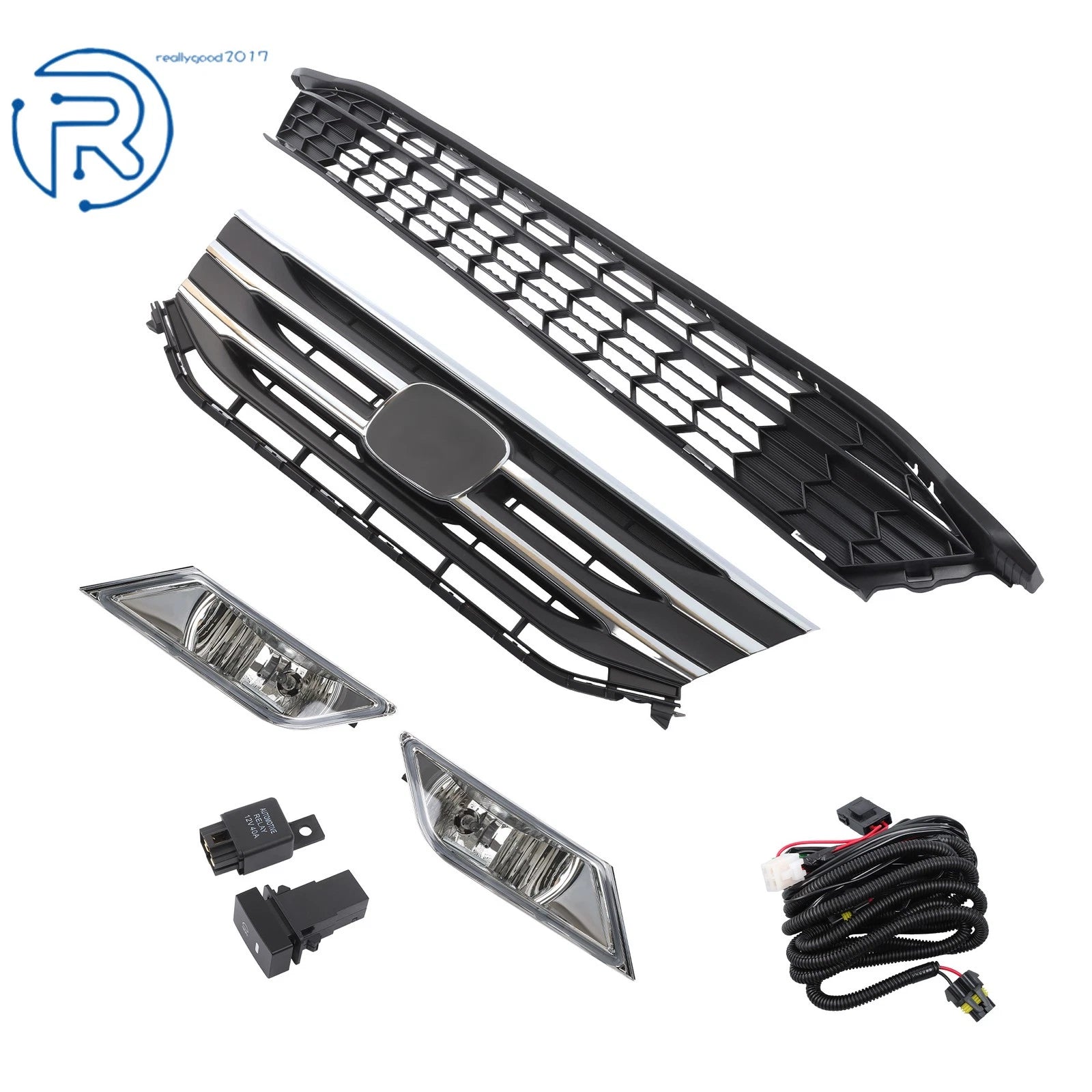 Chrome Grille & Fog Lights Kit for Odyssey (2011–2014)