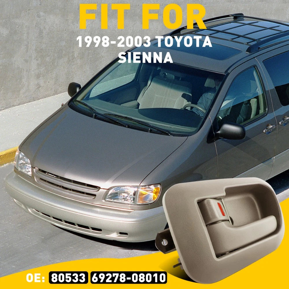 Interior Door Handle for Toyota Sienna (1998-2003) Beige Driver Side