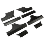 Steel Door Body Armor Cladding Rocker Guards for Jeep Wrangler JK (2007-2018)