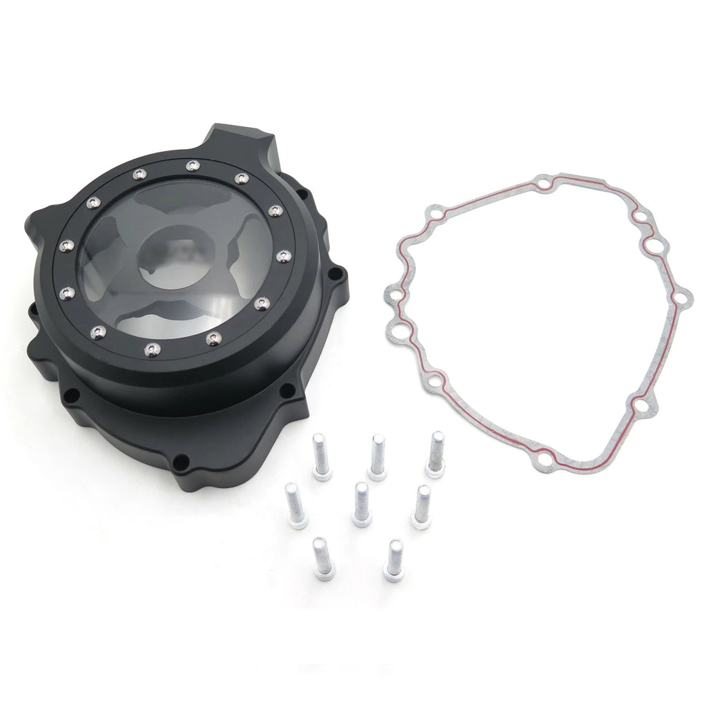 Black Left Engine Stator Cover for Honda CBR 600RR (2003–2006) w/ Gasket
