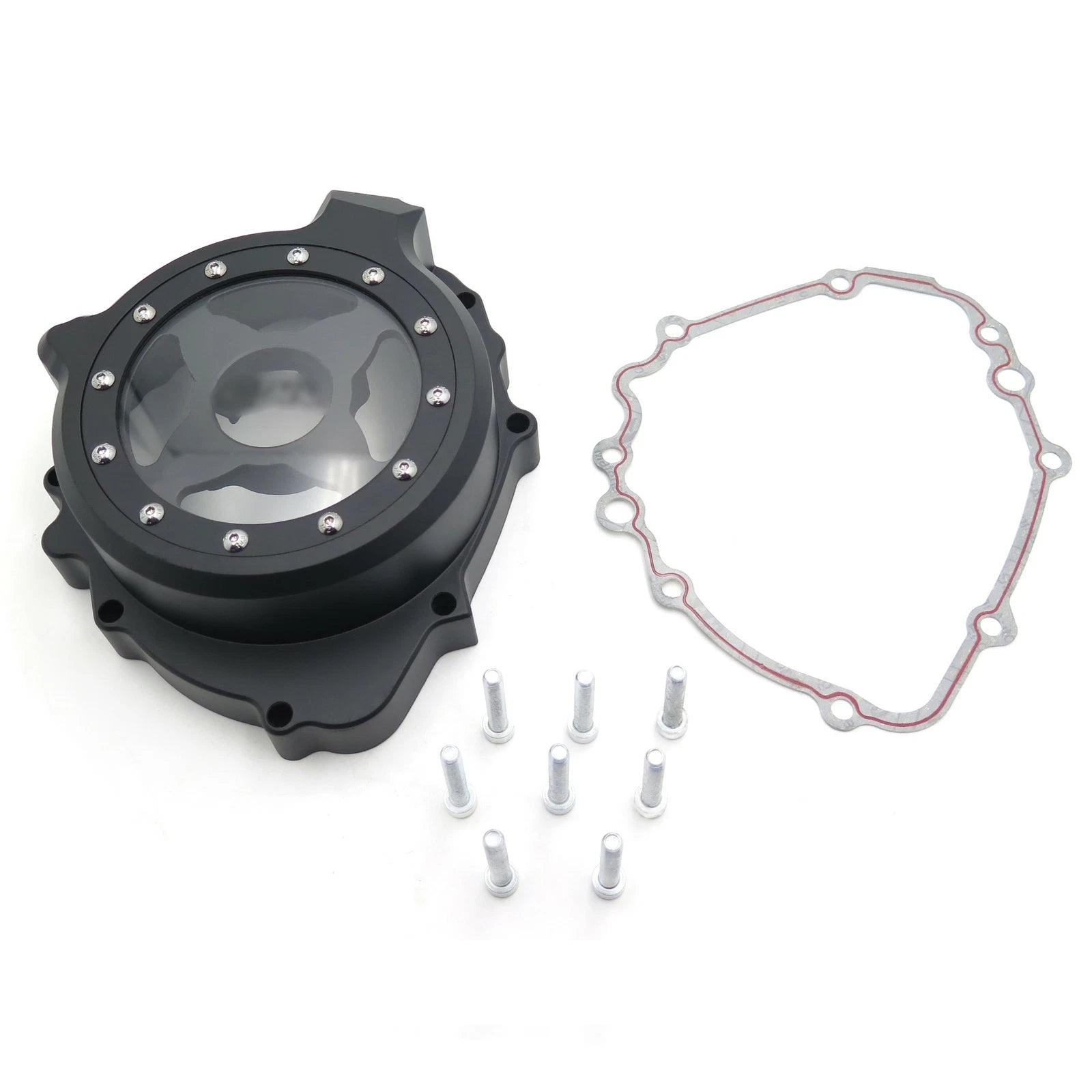 Black Left Engine Stator Cover for Honda CBR 600RR (2003–2006) w/ Gasket