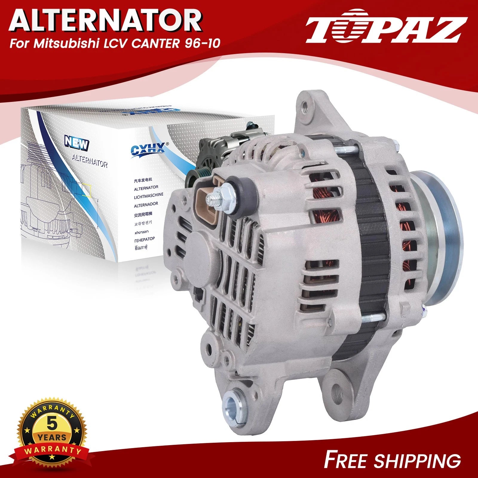 90A Alternator for Mitsubishi Canter, Pajero II (1996–2010)
