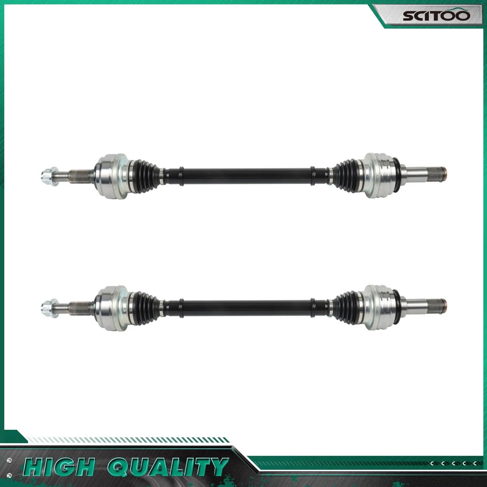 2X CV Axle Assembly for Porsche Cayenne (2011–2018) 3.6L 4.8L