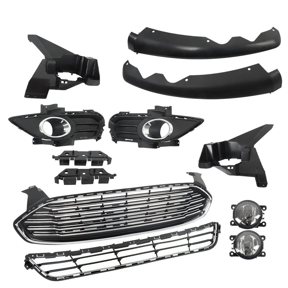 Grille Assembly with Fog Lights for Ford Fusion (2013-2016)