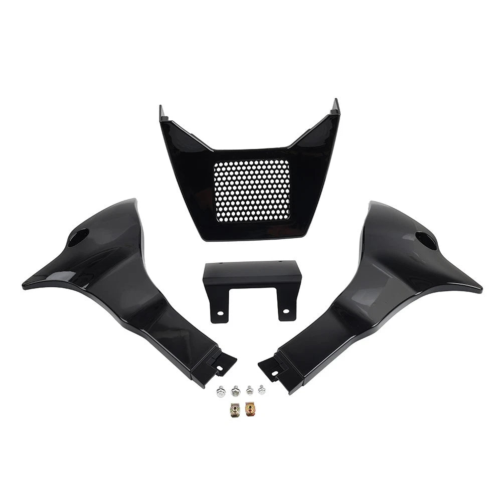 Side Fairing Spoiler Panels Cover Black for Harley Low Rider ST (2022–2024)