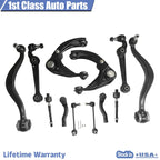 12pc Front Suspension Control Arms Kit for Ford Fusion Milan (2006–2007)