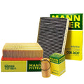 Mann Oil Air Carbon Cabin Filter Service Kit for Audi A4 Quattro (2002–2008)