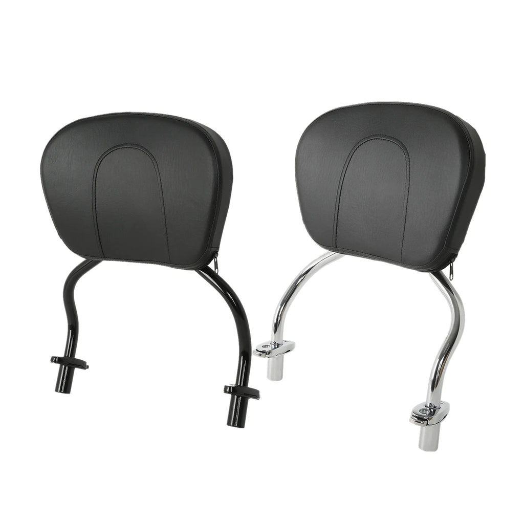 Sissy Bar Backrest Pad for Harley Freewheeler FLRT (2015–2025) Black/Chrome