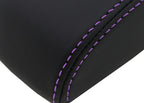 Leather Console Lid Armrest Cover for Chevrolet Impala (2006–2019) Purple Stitch