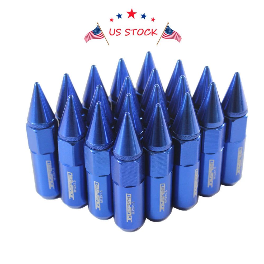 20PCS Spiked Extended Tuner Lug Nuts for Wheels (M12X1.5)