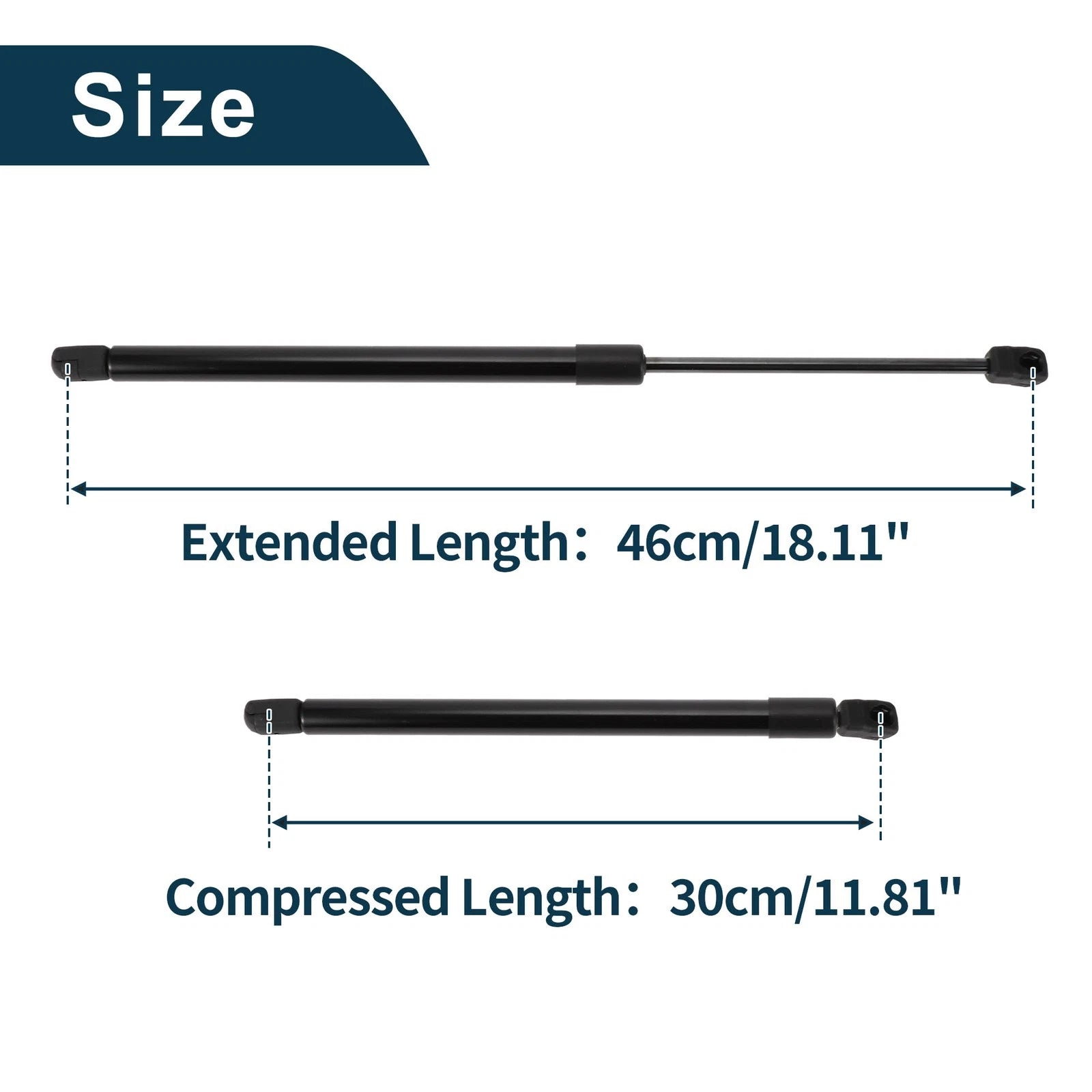 2X Front Hood Lift Supports Struts No. 811601U100 for Kia Sorento (2011–2015)