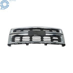 Black Chrome Front Bumper Grille for Chevrolet Silverado 1500 (2014-2015)