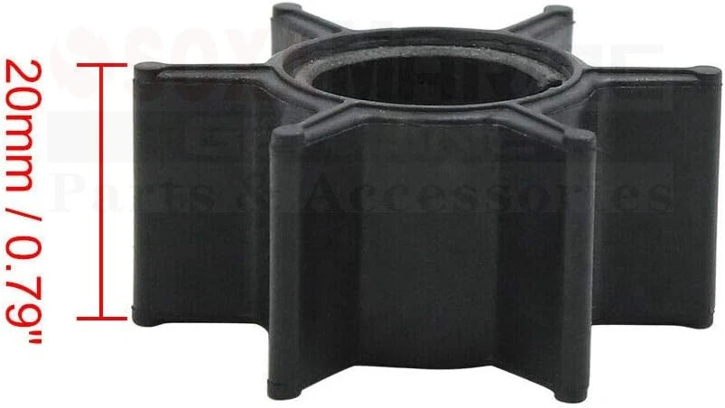 Water Pump Impeller w/Key for Mercury 4-Stroke 25 30 HP EFI (47-161541)