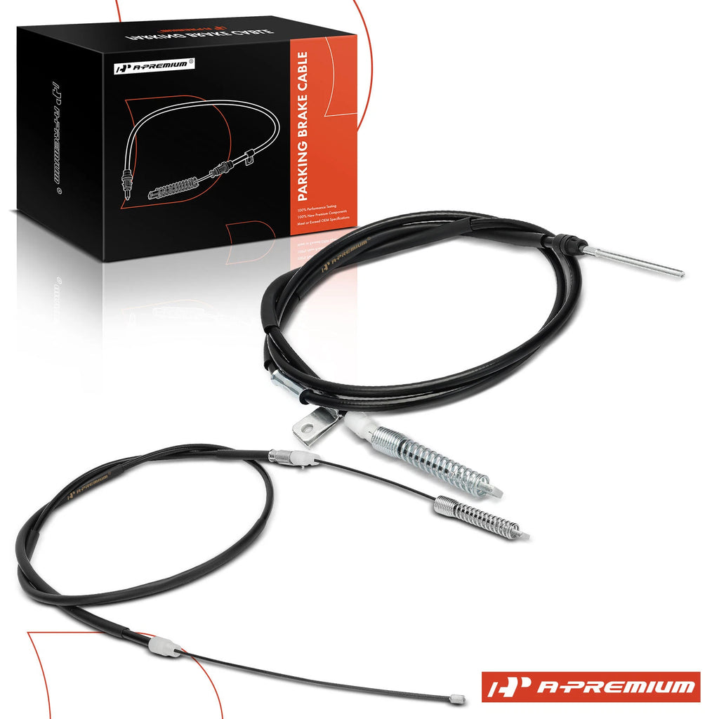 Set of 2 Rear Parking Brake Cables for Chevy Silverado 3500 HD 