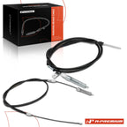 Set of 2 Rear Parking Brake Cables for Chevy Silverado 3500 HD 