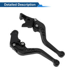 Adjustable Short Brake Clutch Levers for Honda CBR600 F2 (1991–2007) Solid Black