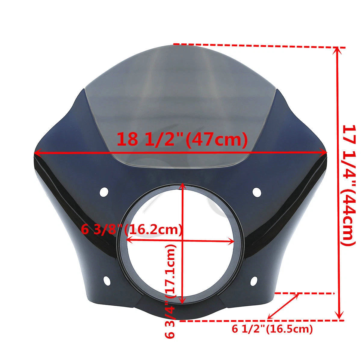 Front Headlight Fairing for Harley Low Rider, Street Bob (49mm Trigger Mount)