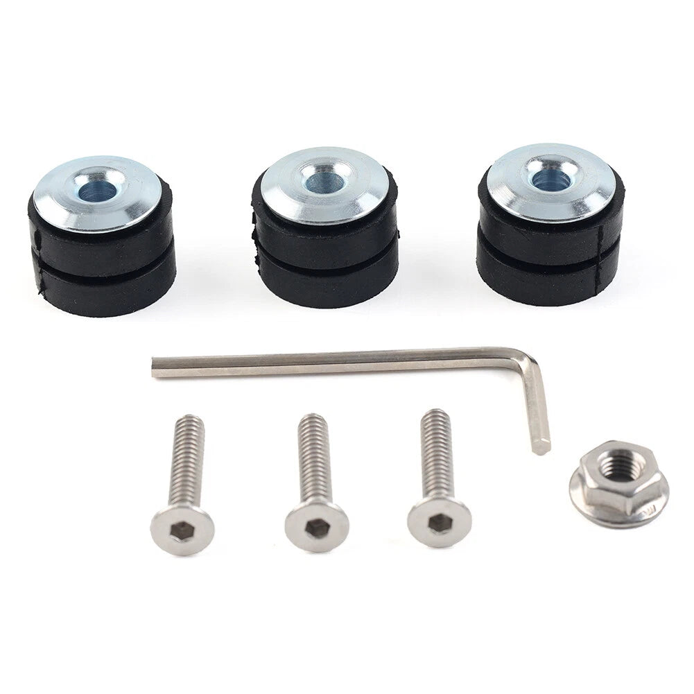Windshield Washer Wiper Motor Mounting Bushing Set of 4 for Buick