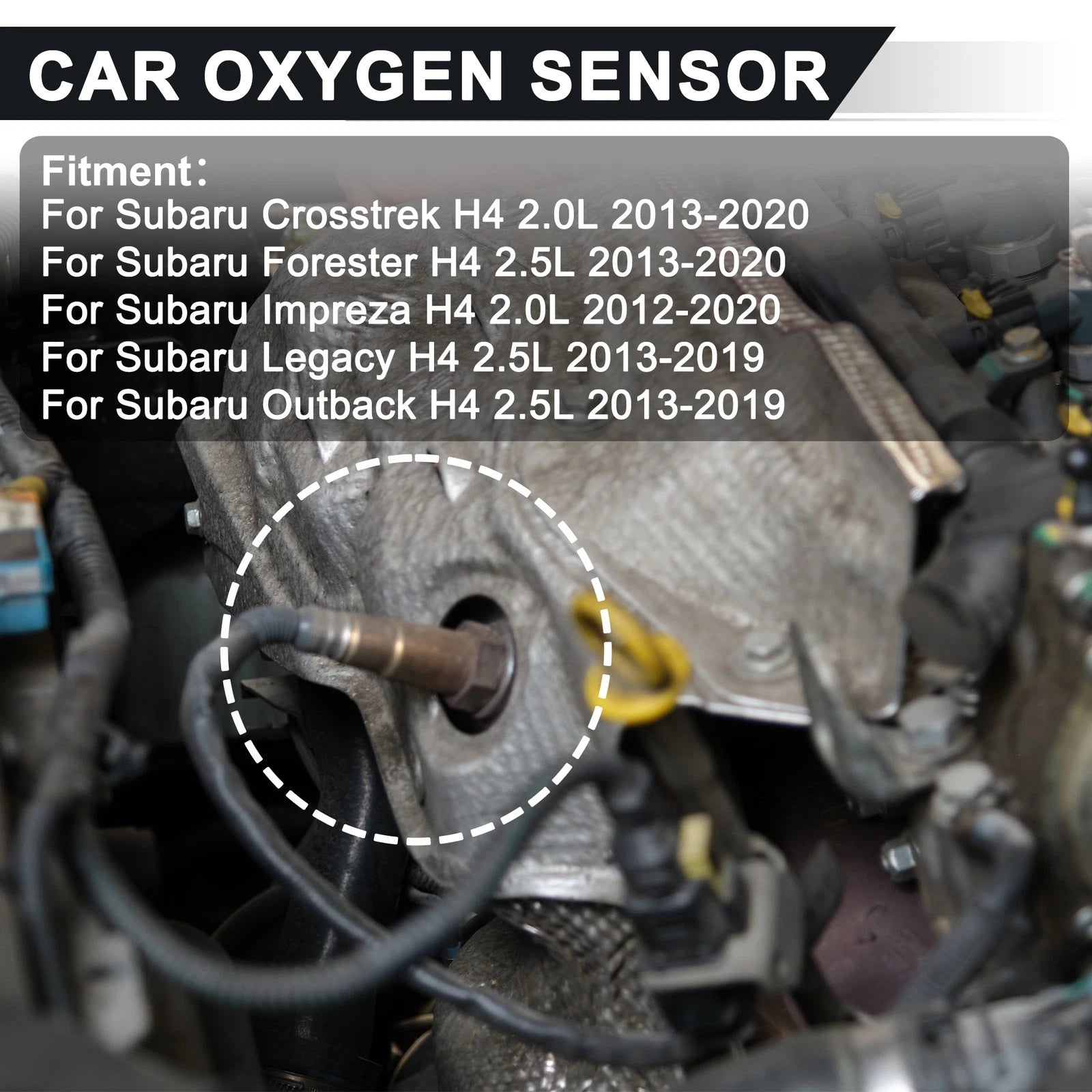 2X Upstream & Downstream Oxygen Sensor for Subaru Crosstrek (2013–2017) 35034052